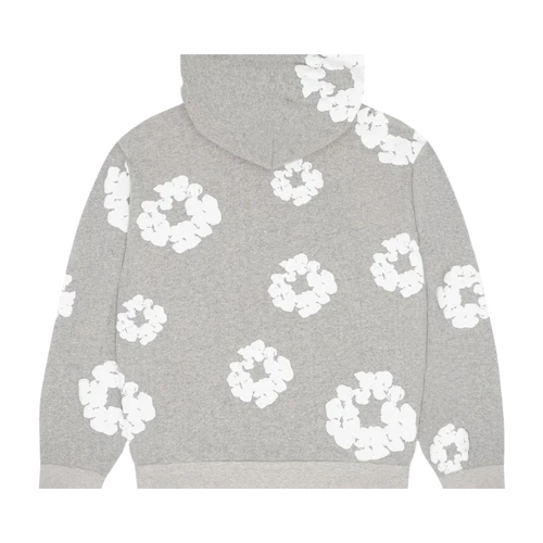 Denim Tears The Cotton Wreath Hoodie Grey | TheSneakerWay