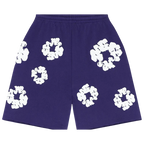 Denim Tears The Cotton Wreath Shorts Purple | TheSneakerWay