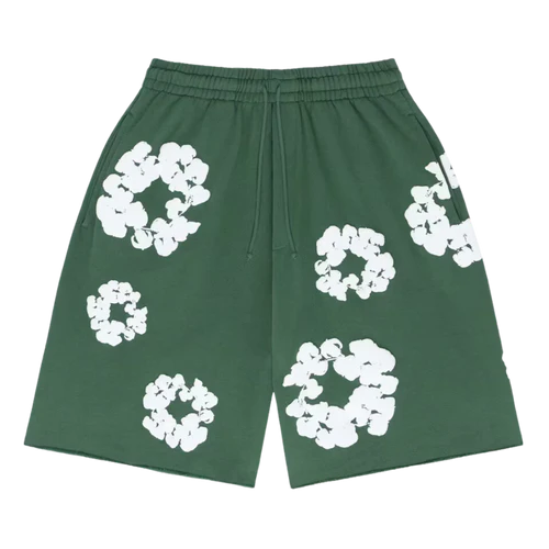 Denim Tears The Cotton Wreath Shorts Green