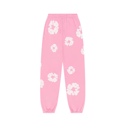 Denim Tears The Cotton Wreath Sweatpants Pink | TheSneakerWay