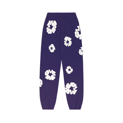 Denim Tears The Cotton Wreath Sweatpants Purple | TheSneakerWay