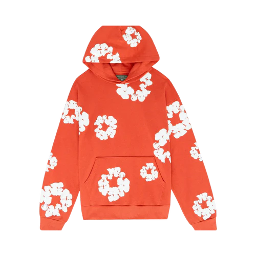 Denim Tears The Cotton Wreath Hoodie Orange | TheSneakerWay
