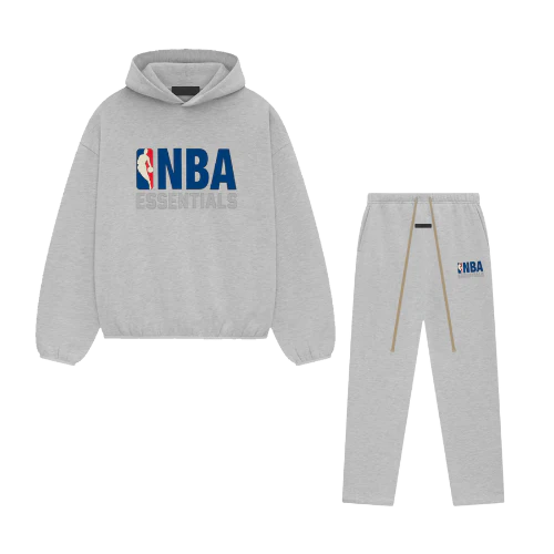 Fear Of God Essentials NBA Light Heather Full set | TheSneakerWay