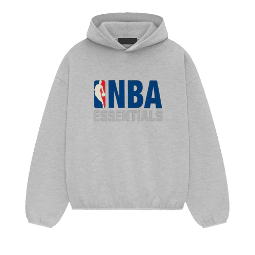 Fear Of God Essentials NBA Light Heather Hoodie | TheSneakerWay