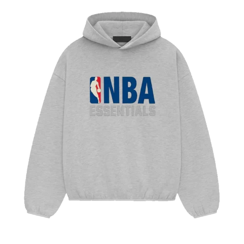 Fear of God Essentials NBA Hoodie Light Heather