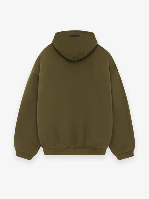 Fear of God Essentials FW24 Olive Hoodie | TheSneakerWay