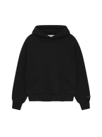 Fear of God Essentials SS25 Jet Black Hoodie | TheSneakerWay