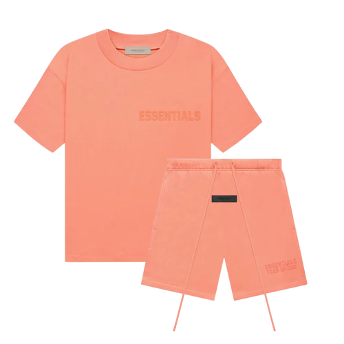 Fear of God Essentials Coral Summer Set | TheSneakerWay