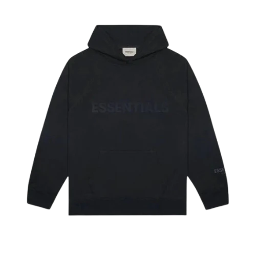 Fear of God Essentials FW20 Hoodie Applique Black | TheSneakerWay