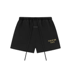 Fear of God Essentials FW24 Black Yellow Korte Broek | TheSneakerWay