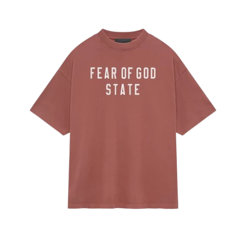 Fear of God Essentials FW24 Crimson T-shirt | TheSneakerWay