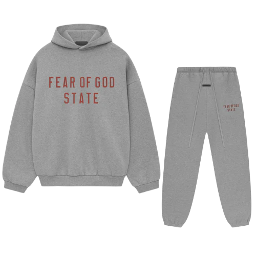 Fear of God Essentials FW24 Dark Heather State Full set | TheSneakerWay