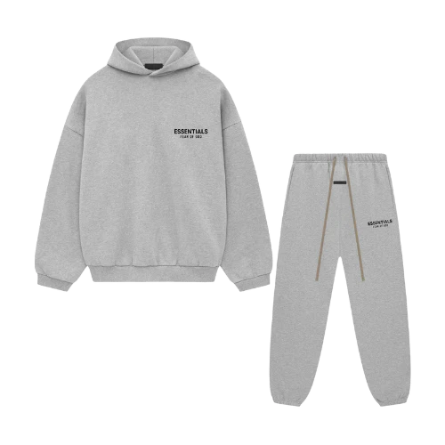 Fear of God Essentials FW24 Light Heather Full set | TheSneakerWay