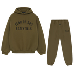 Fear of God Essentials FW24 Olive Full set | TheSneakerWay