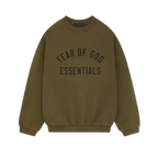 Fear of God Essentials FW24 Olive Sweater | TheSneakerWay