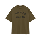 Fear of God Essentials FW24 Olive T-shirt | TheSneakerWay
