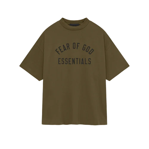 Fear of God Essentials FW24 Olive T-shirt