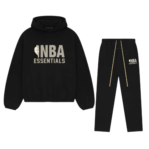 Fear of God Essentials NBA Black Grey Full set | TheSneakerWay