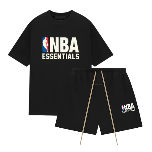 Fear of God Essentials NBA Black White Summer Set | TheSneakerWay
