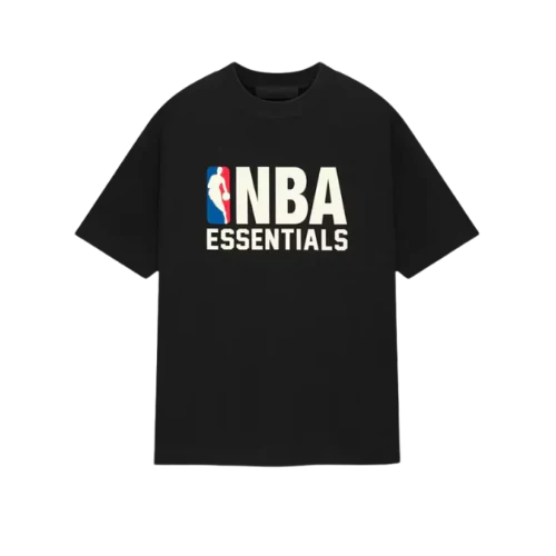 Fear of God Essentials NBA Black White T-shirt | TheSneakerWay