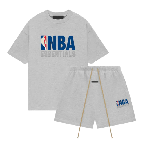 Fear of God Essentials NBA Light Heather Summer Set | TheSneakerWay