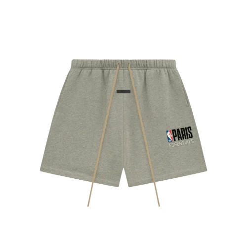 Fear of God Essentials NBA Paris Warm Heather Korte Broek