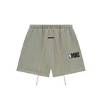 Fear of God Essentials NBA Paris Warm Heather Korte Broek