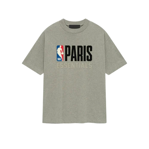 Fear of God Essentials NBA Paris Warm Heather T-shirt
