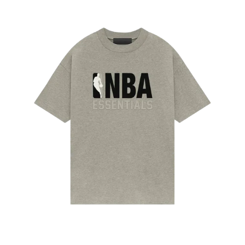 Fear of God Essentials NBA Warm Heather T-shirt | TheSneakerWay