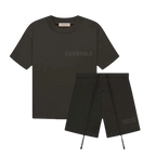 Fear of God Essentials Off Black Summer Set | TheSneakerWay