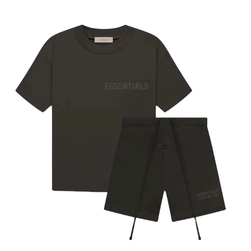 Fear of God Essentials Off Black Summer Set