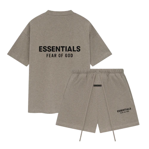 Fear of God Essentials SS25 Homestead Heather Summer Set | TheSneakerWay