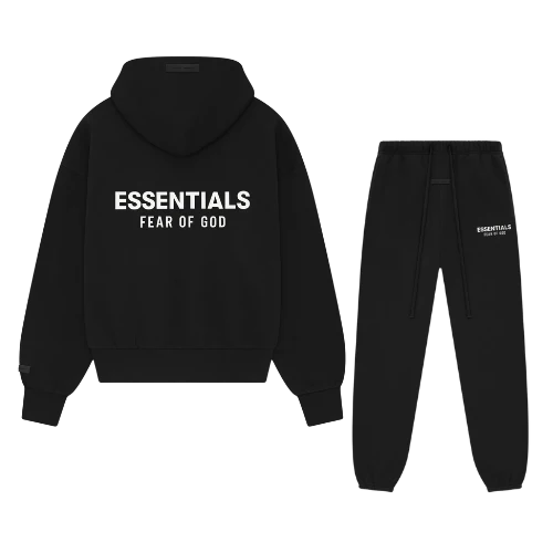 Fear of God Essentials SS25 Jet Black Full set | TheSneakerWay