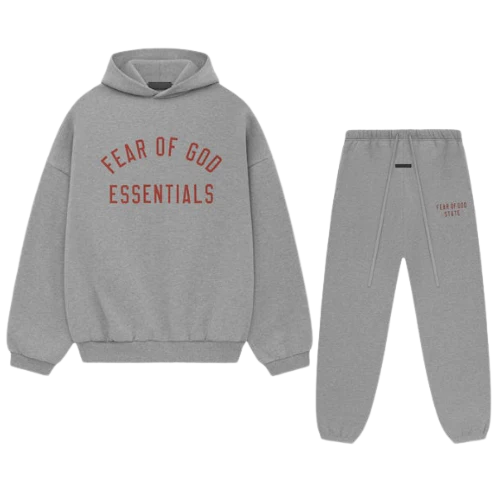 Fear of God Essentials FW24 Dark Heather Full set | TheSneakerWay