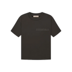 Fear of God Essentials Off Black T-shirt | TheSneakerWay