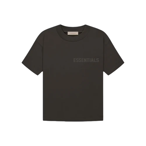Fear of God Essentials Off Black T-shirt | TheSneakerWay