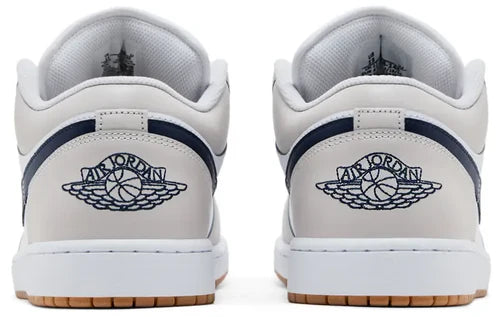 Jordan 1 Low Midnight Navy Neutral Grey (553558-146) | TheSneakerWay