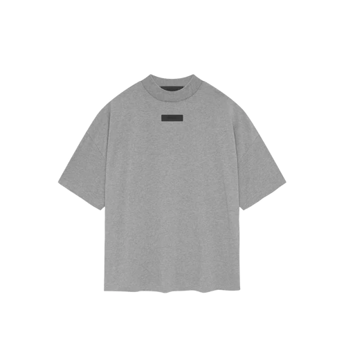 Fear of God Essentials Dark Heather Oatmeal T-Shirt | TheSneakerWay