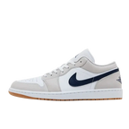 Jordan 1 Low Midnight Navy Neutral Grey (553558-146) | TheSneakerWay