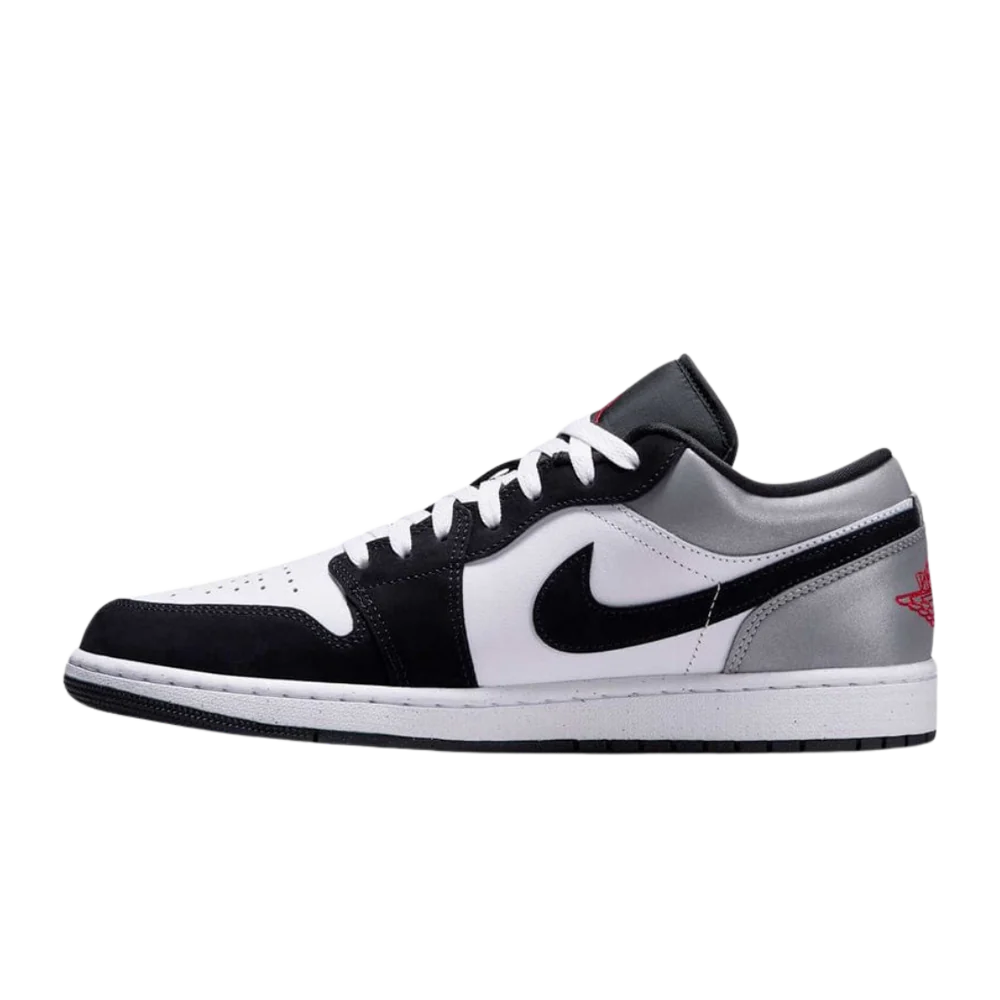 Jordan 1 Low SE White Fire Red Black Matte Silver