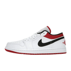 Jordan 1 Low White University Red Black (553558-118) | TheSneakerWay