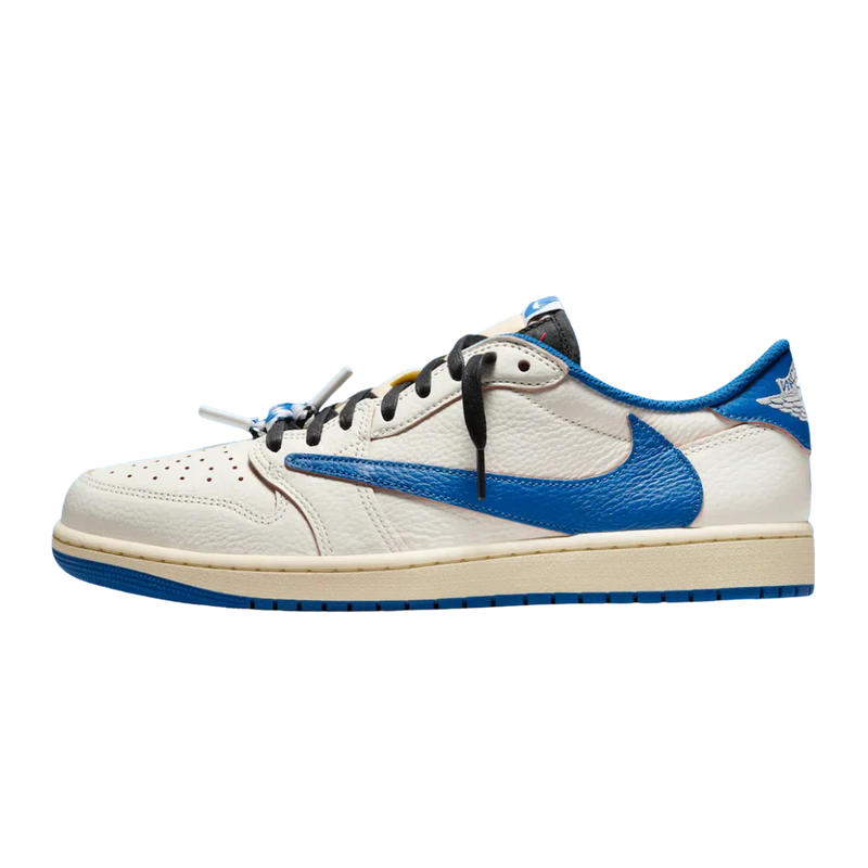 Jordan 1 Retro Low OG SP Fragment x Travis Scott Sail Military Blue