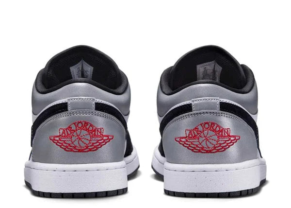 Jordan 1 Low SE White Fire Red Black Matte Silver (HF3148-106) | TheSneakerWay