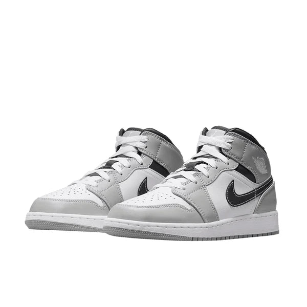 Jordan 1 Mid Light Smoke Grey (GS) (554725-092) | TheSneakerWay