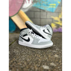 Jordan 1 Mid Light Smoke Grey (GS) (554725-092) | TheSneakerWay