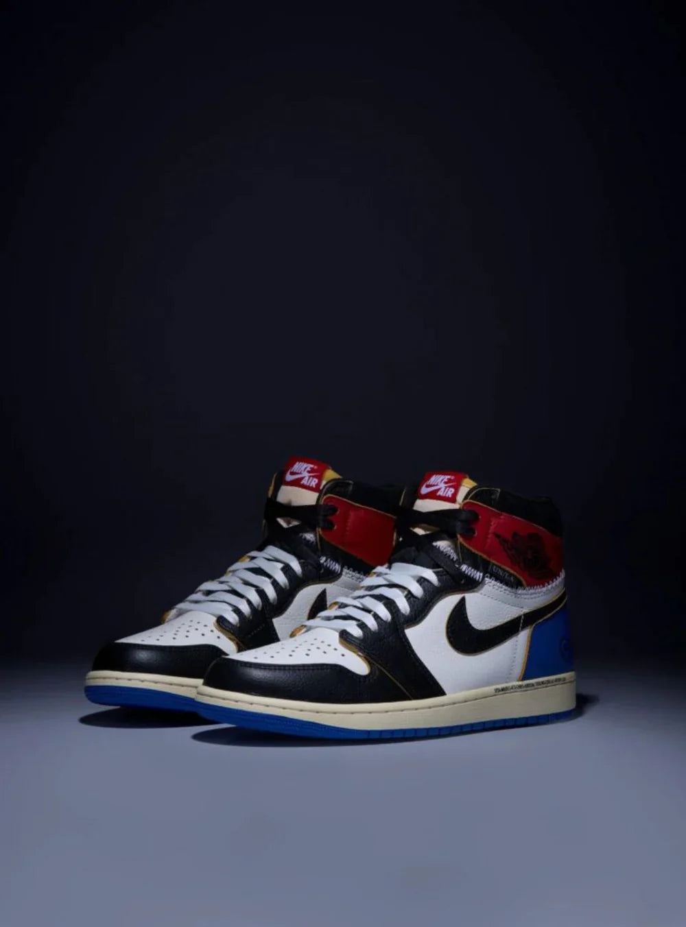 Jordan 1 Retro High OG SP Fragment x Union LA Varsity Red Sport Royal (IO7847-002) | TheSneakerWay