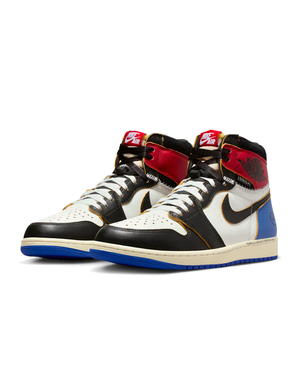Jordan 1 Retro High OG SP Fragment x Union LA Varsity Red Sport Royal (IO7847-002) | TheSneakerWay