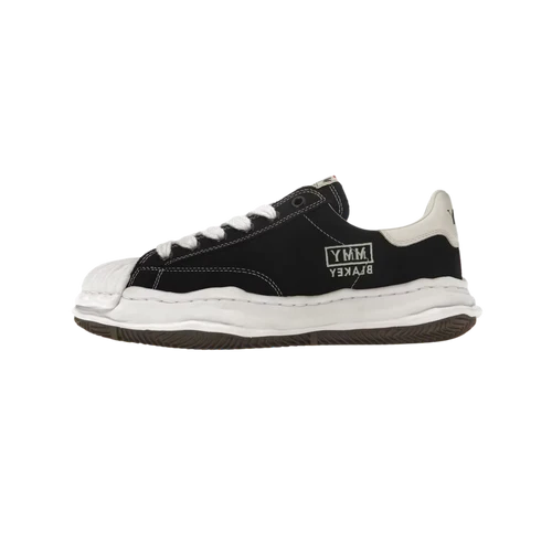 Maison Mihara Yasuhiro Blakey OG Sole Canvas Low Black (A08FW735-BLKBLK) | TheSneakerWay
