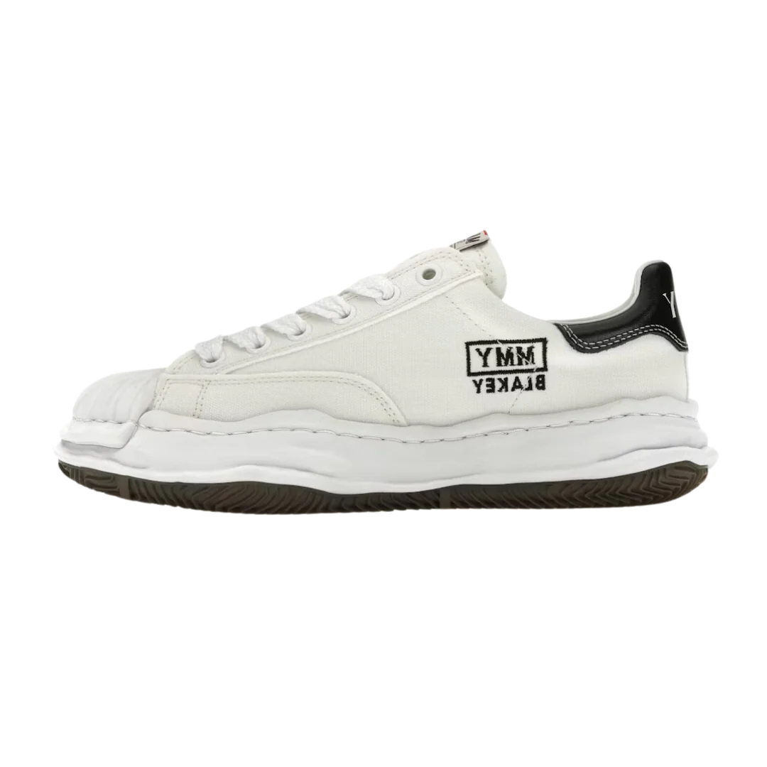 Maison Mihara Yasuhiro Blakey OG Sole Canvas Low White Black (A08FW735) | TheSneakerWay