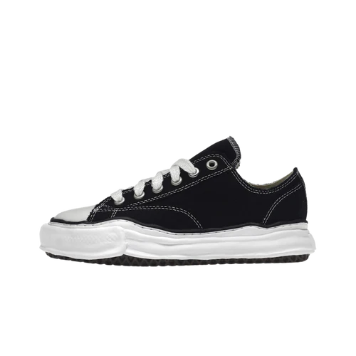 Maison Mihara Yasuhiro Peterson OG Sole Canvas Low Black (A01FW702-BLK) | TheSneakerWay